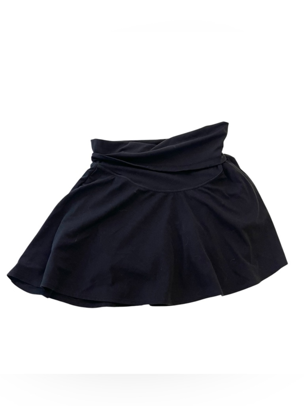 CRZ Yoga Flare Tennis Skirt Built-in Shorts Athletic Skort Quick Dry Foldover S